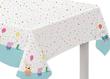 Peppa Pig Confetti Party Plastic Tablecover - SKU:572626 - UPC:192937177341 - Party Expo