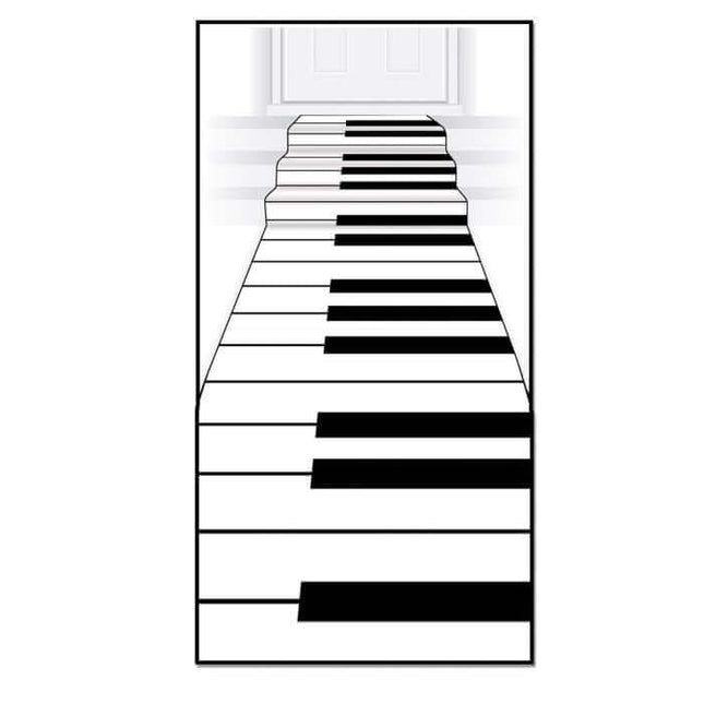 Piano Keyboard Runner - SKU:54235 - UPC:034689047711 - Party Expo