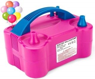 Pink Balloon Air Inflator - SKU:73005 - UPC:1000-1292-6289 - Party Expo