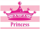 Pink Princess Royalty - Beverage Napkins (16ct) - SKU:655081- - UPC:039938122843 - Party Expo