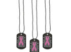 Pink Ribbon Awareness Dog Tag - SKU:3L13661005 - UPC:886102885949 - Party Expo