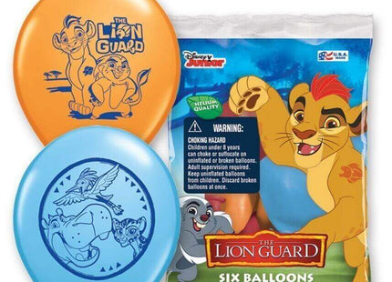 Pioneer - 12" Disney's Lion Guard Latex Balloons (6ct) - SKU:44892 - UPC:071444448925 - Party Expo