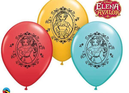 Pioneer - 12" Elena of Avalor Latex Balloons (6ct) - SKU:49461 - UPC:071444494618 - Party Expo
