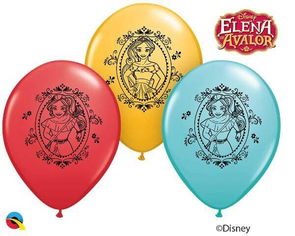 Pioneer - 12" Elena of Avalor Latex Balloons (6ct) - SKU:49461 - UPC:071444494618 - Party Expo