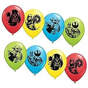 Pioneer - 12" Star Wars Latex Balloons - Multicolor (6ct) - SKU:10574 - UPC:071444105743 - Party Expo