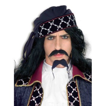 Pirate Black Beard & Mustache - SKU:58280* - UPC:721773582806 - Party Expo