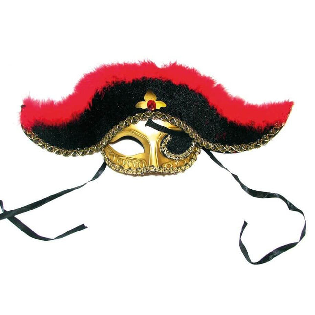 Pirate Hat Mask - SKU:61150 - UPC:8712364611502 - Party Expo