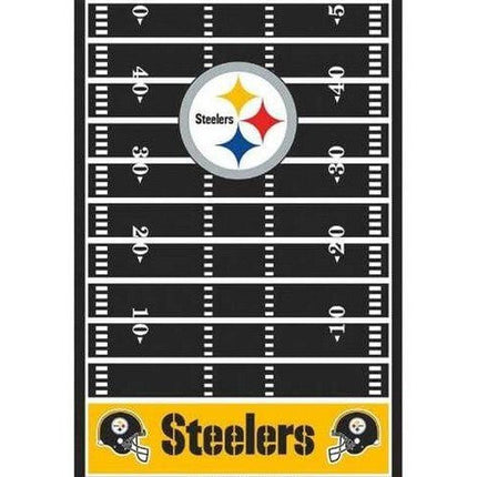 Pittsburgh Steeler's Plastic Table cover - SKU:572348 - UPC:013051420659 - Party Expo