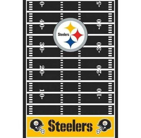 Pittsburgh Steeler's Plastic Table cover - SKU:572348 - UPC:013051420659 - Party Expo