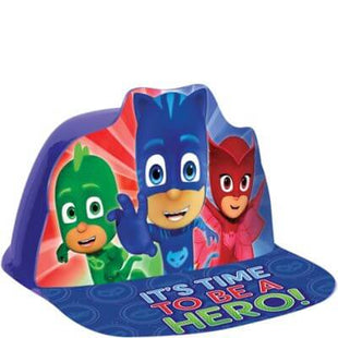 PJ Masks Plastic Hat for Birthday Parties - SKU:251741 - UPC:013051721077 - Party Expo