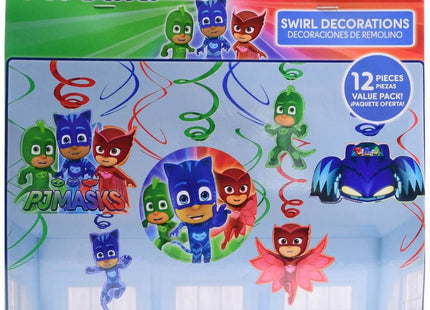 PJ Masks Swirl Decorations - SKU:671741 - UPC:013051711900 - Party Expo