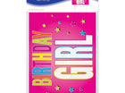 Plastic Birthday Girl Yard Sign - SKU:53897 - UPC:034689210597 - Party Expo
