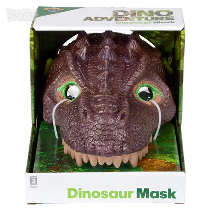 Plastic Dino Mask - SKU:AM-DNMAS - UPC:097138875464 - Party Expo