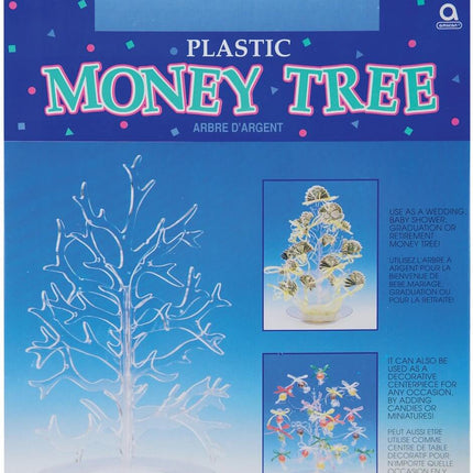Plastic Money Tree Centerpiece - SKU:34095 - UPC:048419344681 - Party Expo