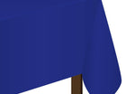 Plastic Tablecover - Bright Royal Blue (54x108) - SKU: - UPC:048419530534 - Party Expo