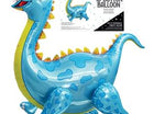 Playful Dinosaur Blue 4D Button Air Inflate - SKU:LF-42011 - UPC:099996047816 - Party Expo