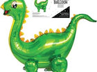 Playful Dinosaur Green 4D Button Air Inflate - SKU:LF-42010 - UPC:099996047823 - Party Expo