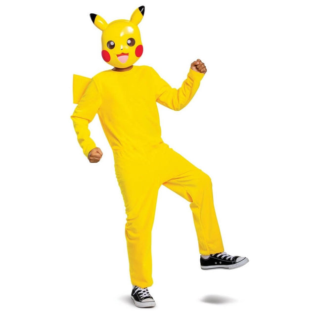 Pokemon - Pikachu Classic Costume - L (10-12) - SKU:90121G - UPC:039897901466 - Party Expo