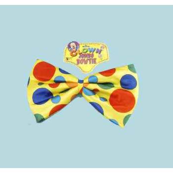 Polka Dot Jumbo Clown Bowtie - SKU:59453 - UPC:721773594533 - Party Expo
