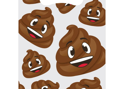 Poop Emoji Favor Bags (8ct) - SKU:329370 - UPC:039938475710 - Party Expo