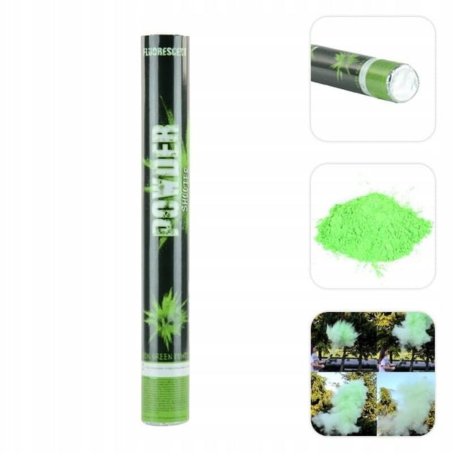 Powder Shooter - Neon Green 16" - SKU:66399 - UPC:8712364663990 - Party Expo