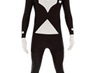 Premium Black/White Tuxedo Morphsuite Adult Costume - Large - SKU:78-0141L - UPC:887513011682 - Party Expo