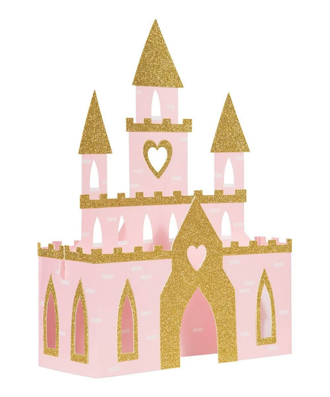 Princess Castle Centerpiece with Glitter - SKU:353987 - UPC:039938837228 - Party Expo