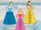 Princess Dream Big - Honeycomb Decorations - SKU:291621 - UPC:013051644222 - Party Expo