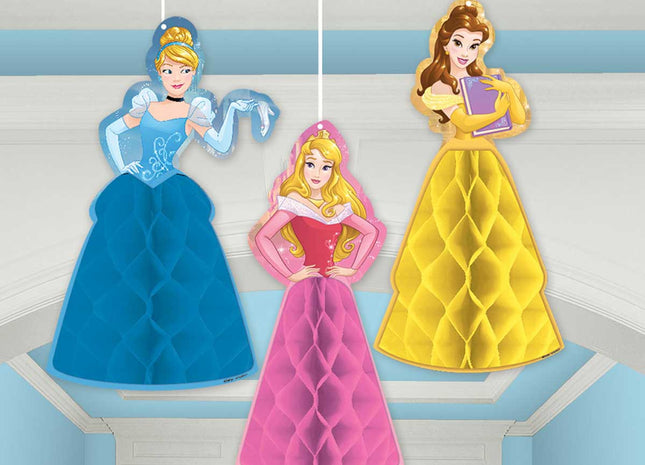 Princess Dream Big - Honeycomb Decorations - SKU:291621 - UPC:013051644222 - Party Expo