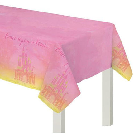 Princess Once Upon a Time Plastic Tablecover (1ct) - SKU:572357 - UPC:192937042366 - Party Expo