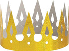 Prismatic Gold Paper Crown - SKU:9307 - UPC:011179093076 - Party Expo