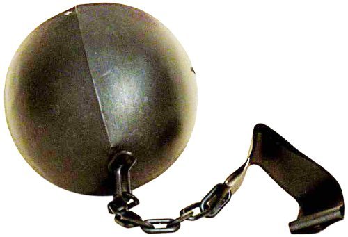 Prisoner Ball and Chain - SKU:31067 - UPC:721773310676 - Party Expo