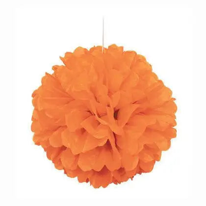 Puff Decor 16" Pumpkin Orange Party Expo  