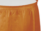 Pumpkin Spice Plastic Tableskirt - SKU:323382 - UPC:039938402259 - Party Expo