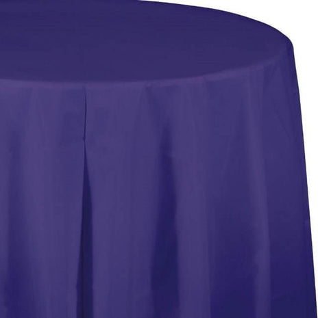 Purple Octy Round Table Cover 82" - SKU:703268 - UPC:073525813127 - Party Expo