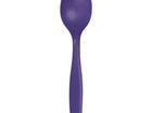 Purple Plastic Spoons - SKU:010555 - UPC:073525109213 - Party Expo