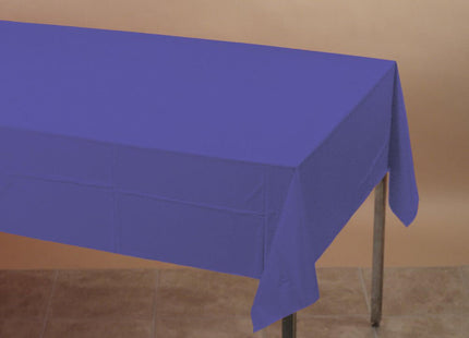 Purple Plastic Tablecover 54x108 - SKU:01287- - UPC:039938003371 - Party Expo