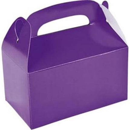 Purple Treat Boxes ( 6 count) - SKU:3L-3/3600 - UPC:886102080887 - Party Expo