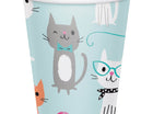 Purr-Fect Party 9oz Cup - SKU:328591 - UPC:039938466909 - Party Expo