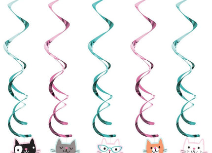 Purr-Fect Party Foil Dizzy Dangler - SKU:329403 - UPC:039938474911 - Party Expo