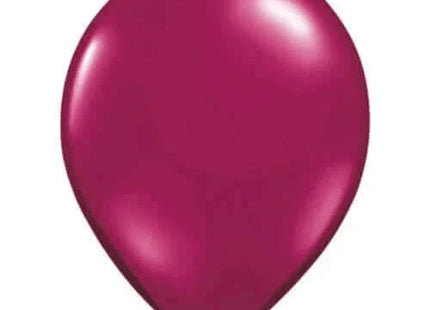 Qualatex - 11" Burgundy Latex Balloons (25ct) - SKU:6226 - UPC:071444398305 - Party Expo