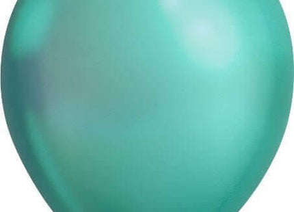 Qualatex - 11" Chrome Green Latex Balloons (25ct) - SKU:92525 - UPC:071444582797 - Party Expo