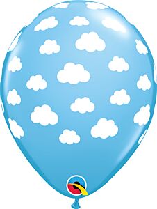 Qualatex - 11" Clouds Latex Balloons (50ct) - SKU:91704 - UPC:071444576338 - Party Expo