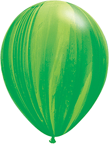Qualatex - 11" Green Agate Latex Balloons (25ct) - SKU:10510 - UPC:071444915397 - Party Expo