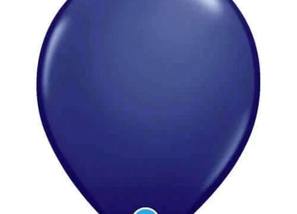 Qualatex - 11" Navy Blue Latex Balloons (100ct) - SKU:91180 - UPC:071444571272 - Party Expo