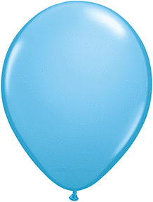 Qualatex - 11" Pale Blue Latex Balloons (100ct) - SKU:29531 - UPC:071444437622 - Party Expo
