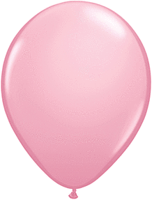 Qualatex - 11" Pink Latex Balloons (25ct) - SKU:6200 - UPC:071444397735 - Party Expo