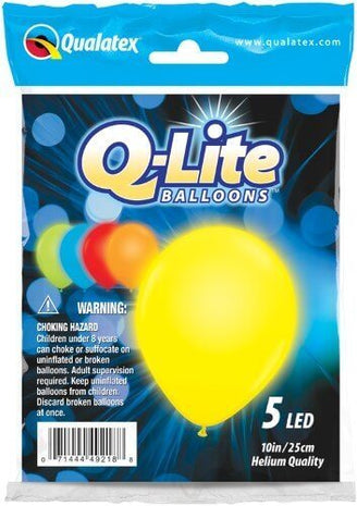 Qualatex - 11" Q-Lite Special Assorted Latex Balloons (5ct) - SKU:49218 - UPC:071444492188 - Party Expo