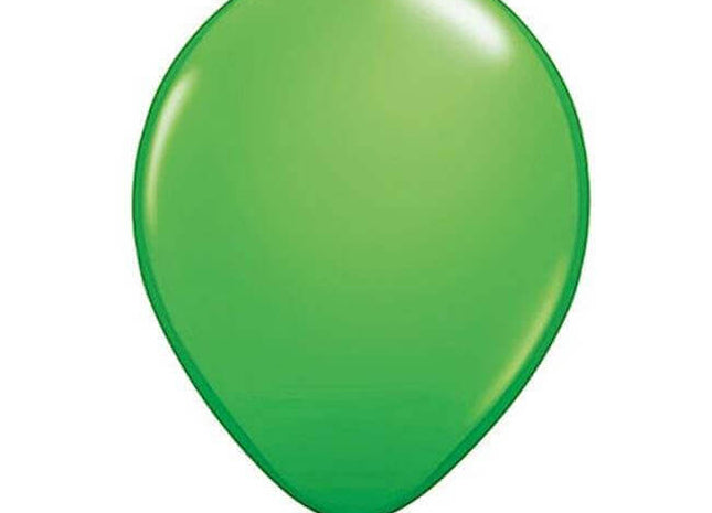 Qualatex - 11" Spring Green Latex Balloons (25ct) - SKU:45710 - UPC:071444457101 - Party Expo