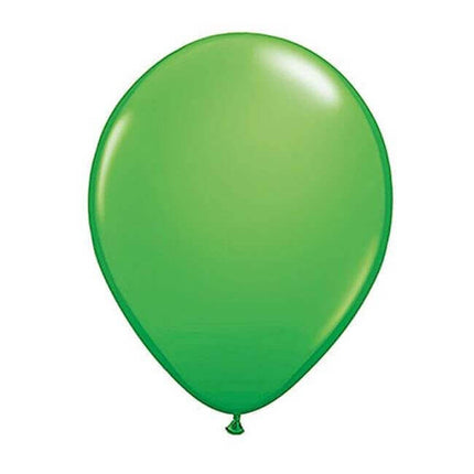 Qualatex - 11" Spring Green Latex Balloons (25ct) - SKU:45710 - UPC:071444457101 - Party Expo